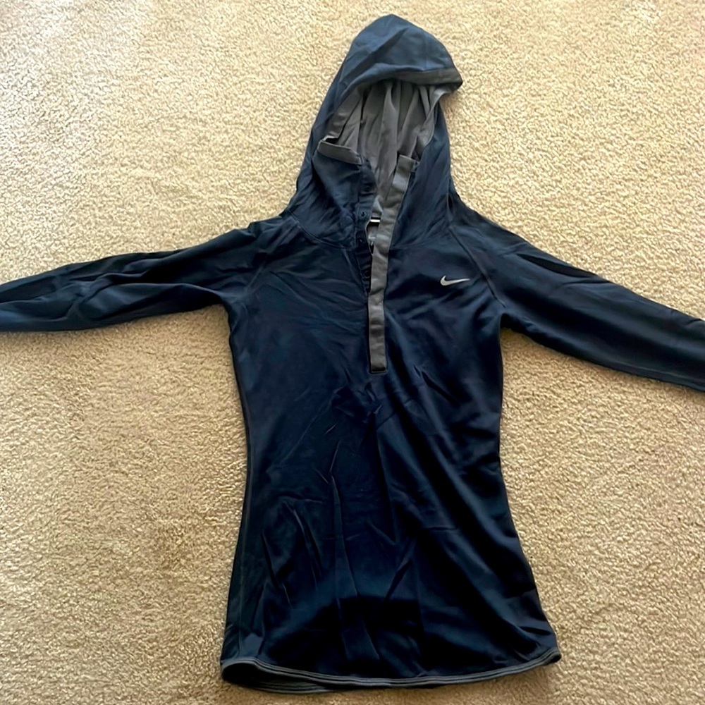 Nike Dri Fit Hooded Running Jacket.